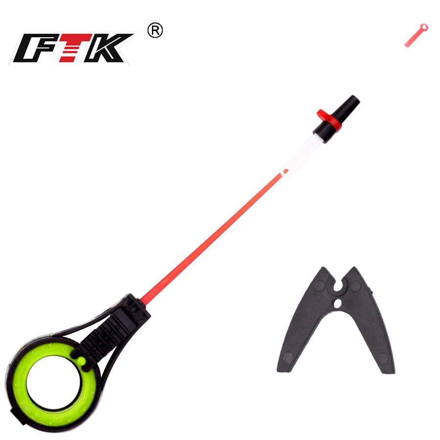 Ice Fishing Tip Up - FTKアイスフィッシングロッド ミニポータブル 冬用プラスチック製アイスフィッシングロッド ABS分離式 防水釣り竿 交換用ポールチップ