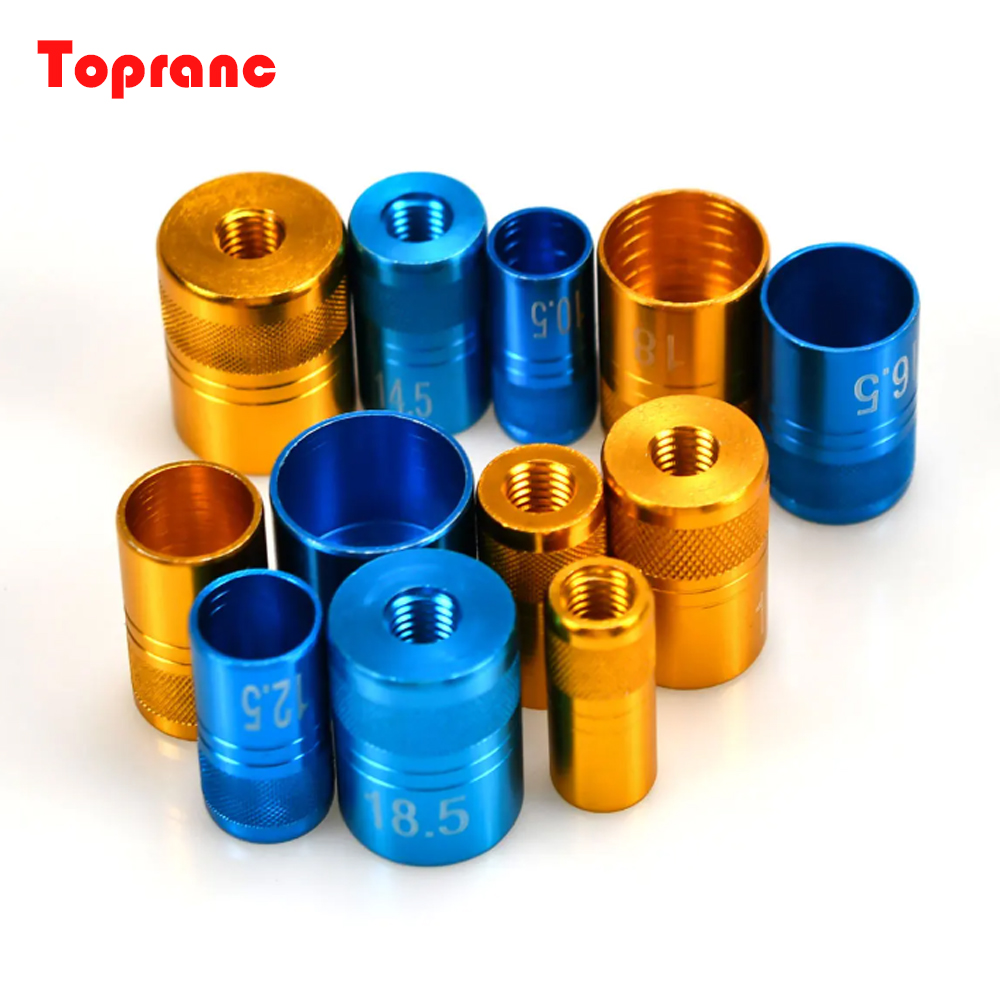 Fishing Equipment Brands - Topranc ブランド 2 ピース/バッグ釣竿アダプター、12 サイズのアルミニウム合金釣竿コネクター、釣りアクセサリー