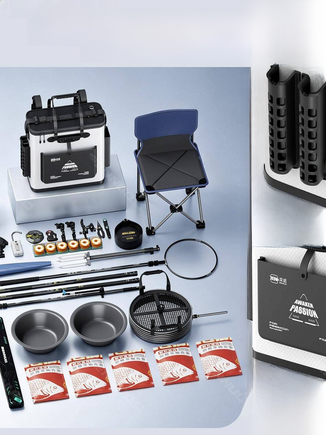 ベノ2026新型釣り道具収納バッグ ダブルショルダー釣り用バ - Fishing Equipment Bag のレビューと価格