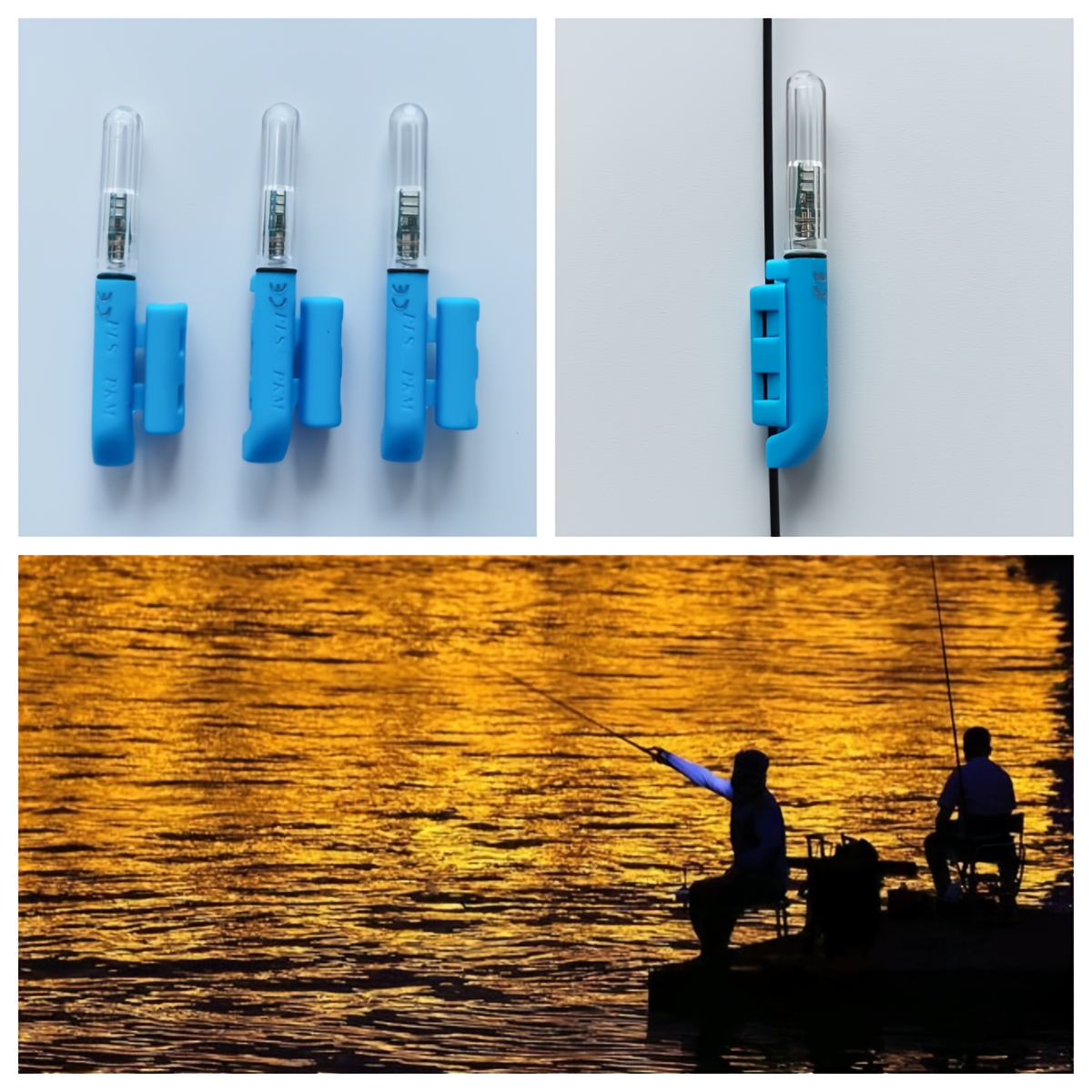 2個入り 新型夜釣り竿先端ライト、電子ラフトロッド、キャステ - Ice Fishing Tip Up のレビューと価格